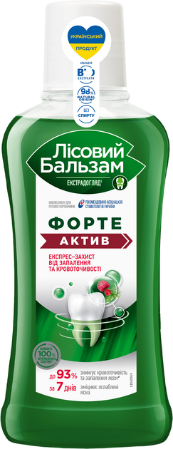 Ополаскиватель для десен Лесной бальзам Форте Актив 400 мл ...