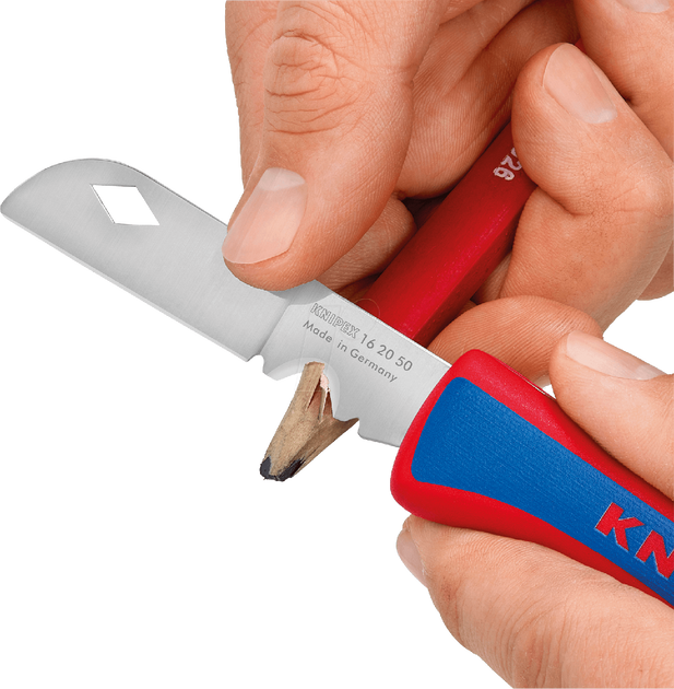 Складной нож для электриков - Knipex 16 20 50 SB - изображение 2
