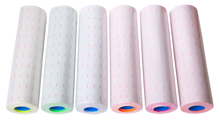 Ценник Buromax 22*12мм (1000шт/12м) прямоугольный внутренняя намотка желтый (BM.281101-08) - изображение 2