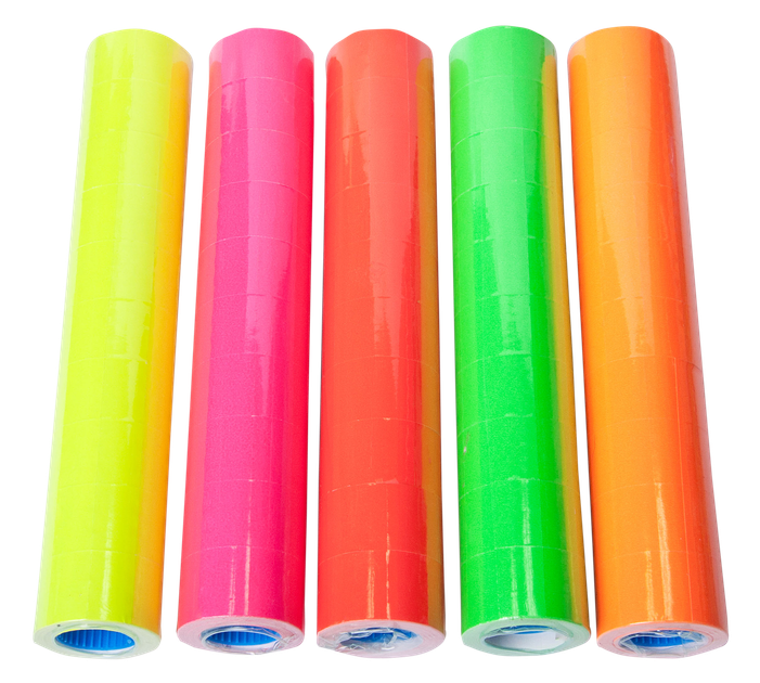 Ценник Buromax 26*16мм (375шт/6м) прямоугольный внешняя намотка зеленый (BM.282103-04) - изображение 2