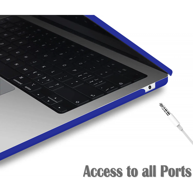 Чехол-накладка Fruct AirM2/M3 для MacBook Air 13.6 M2 2022 / M3 2024 / M4 2025 Матовый Blue - Фото 4 Чехол-накладка Fruct AirM2/M3 для MacBook Air 13.6 M2 2022 / M3 2024 / M4 2025 Матовый Blue - изображение 4
