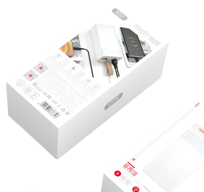 Powerbank XO PR130 22.5W 40000mAh White - изображение 3