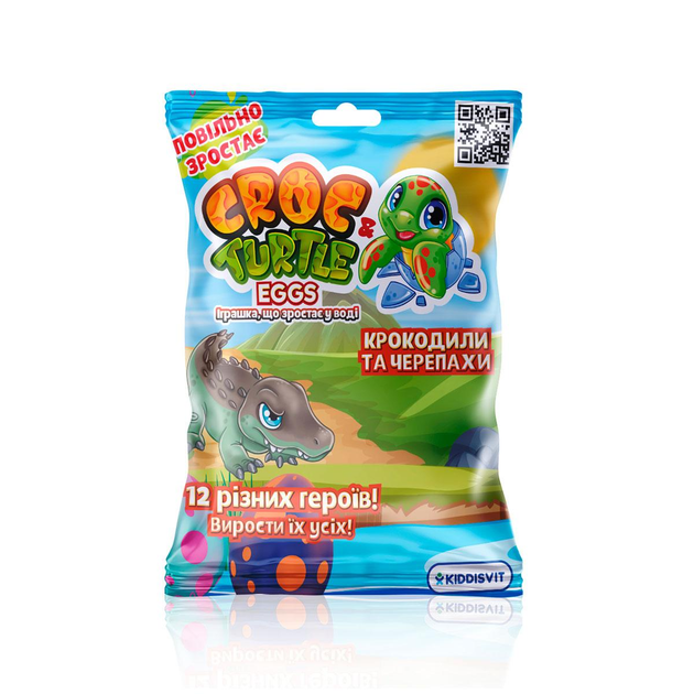 Растущая игрушка в яйце «Croc & Turtle Eggs» - КРОКОДИЛЫ И ЧЕРЕПАХИ (в ...