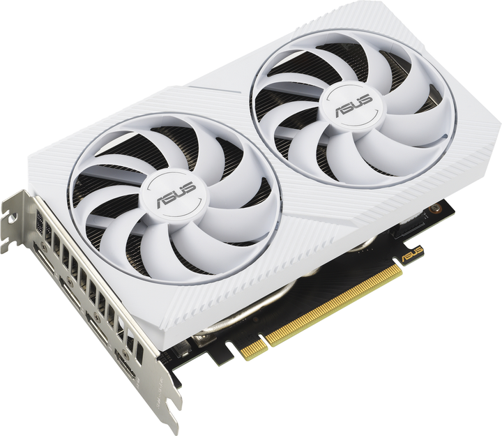 Видеокарта Asus PCI-Ex GeForce RTX 3060 Dual White 8GB GDDR6 (128bit) (1807/15000) (1 x HDMI, 3 x DisplayPort) (DUAL-RTX3060-8G-WHITE) - изображение 2