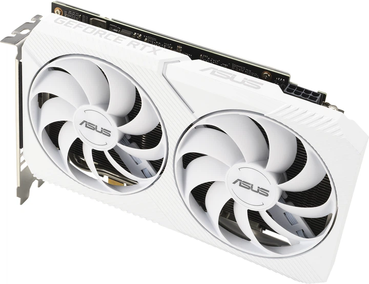 Видеокарта Asus PCI-Ex GeForce RTX 3060 Dual White OC Edition 8GB