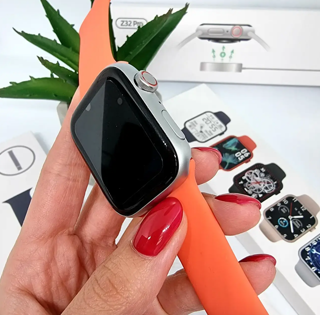 Розумний смарт годинник Smart Watch 44mm Bluetooth LUX32 PRO Series 6 Aluminium + 2 РЕМІШКА (додаток RDFIT) SILVER - Фото 9 Розумний смарт годинник Smart Watch 44mm Bluetooth LUX32 PRO Series 6 Aluminium + 2 РЕМІШКА (додаток RDFIT) SILVER - зображення 9