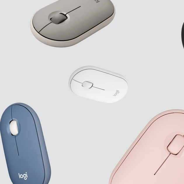 Мышка беспроводная оптическая Bluetooth или USB LOGITECH Pebble M350 Голубой - Фото 9 Мышка беспроводная оптическая Bluetooth или USB LOGITECH Pebble M350 Голубой - изображение 9