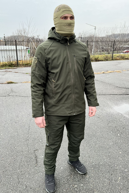 Військова форма Tactical Softshell (Олива) Combat L 1112335 - зображення 1