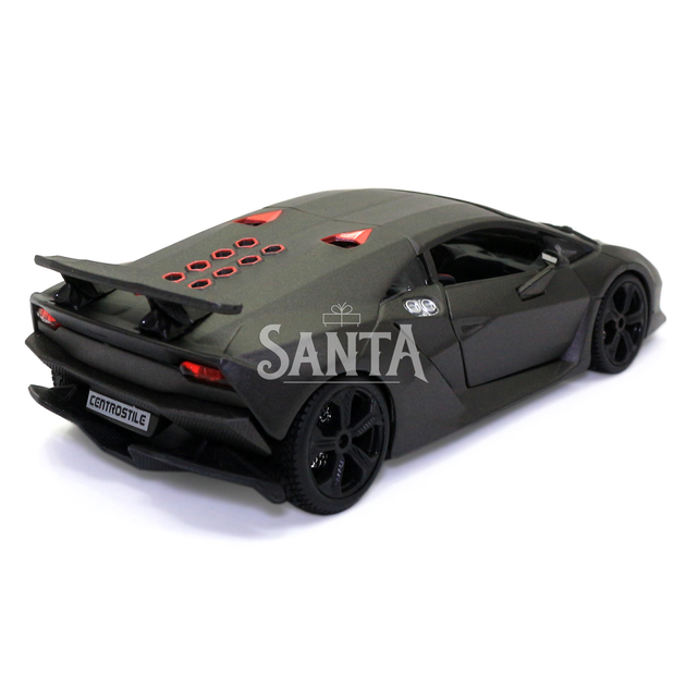 Машинка металлическая Lamborghini Sesto Elemento «Bburago» Ламборгини серый металлик 9*19*4 см (18-21061) - Фото 4 Машинка металлическая Lamborghini Sesto Elemento «Bburago» Ламборгини серый металлик 9*19*4 см (18-21061) - изображение 4