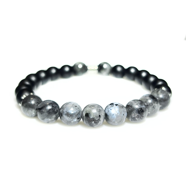 Браслет из натуральных камней Stonest Line Labradorite Black 14 (br016 ...