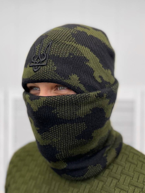 Комплект шапка баф ukraine black 21-0! - изображение 1