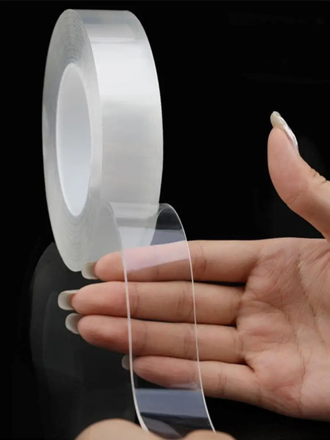Двусторонняя многоразовая гелиевая крепежная лента самоклеющаяся Ivy Grip Tape 1м - Фото 4 Двусторонняя многоразовая гелиевая крепежная лента самоклеющаяся Ivy Grip Tape 1м - изображение 4