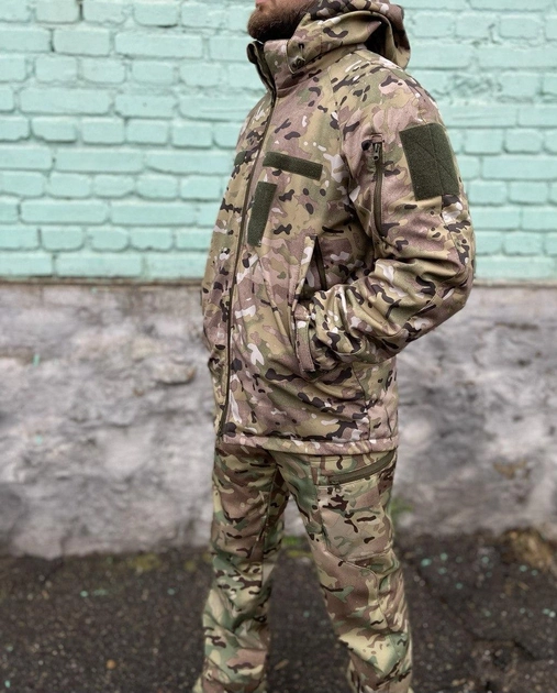 Військова куртка тактична утеплена Софт Шелл Мультикам МТР (до -30 С) 52-54 - зображення 2
