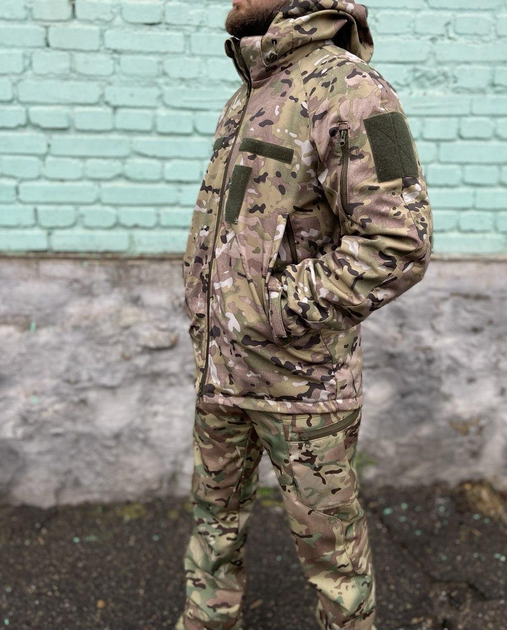Військова куртка тактична утеплена Софт Шелл Мультикам МТР (до -30 С) 56-58 - зображення 2