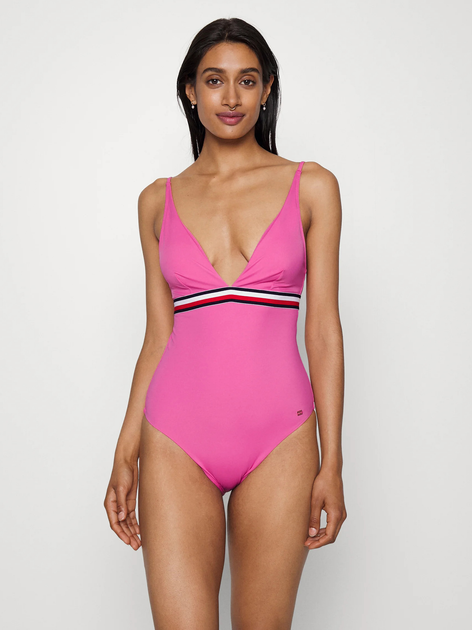 Купальник слитный женский Tommy Hilfiger 345539524 XL Розовый ...