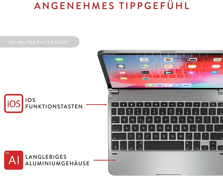 Клавіатура BRYDGE BRY4012G для Apple iPad Pro 11-inch 1st Gen - зображення 4