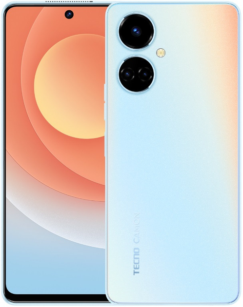 Смартфон TECNO Camon 19 (CI6n) 6/128Gb NFC 2SIM Sea Salt White – фото ...