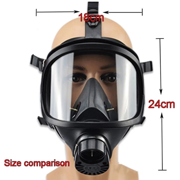 Противогаз полнолицевая защитная маска KOOLMEI Mf14/87 - изображение 2