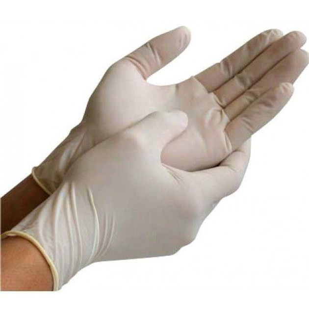 Медицинские перчатки Виниловые Medicare прозрачные (50 пар/уп) нестерильные размер L - изображение 2