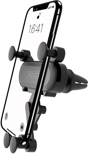 Автодержатель для телефона XO C41 Car Holder Black (6920680871063 ...