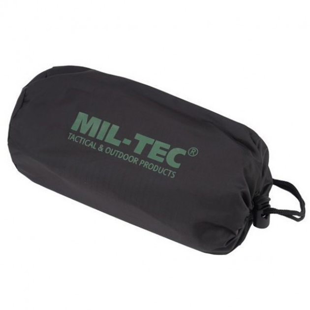 Дощовик Унісекс Mil-Tec RipStop Basic 207 х 141cм Чорний (10628002) - зображення 2