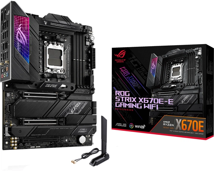 ROG STRIX X670E-A + XMP 32GB DDR5メモリ セット Материнская плата Asus ROG STRIX X670E-E Gaming Wi-Fi (sAM5, AMD