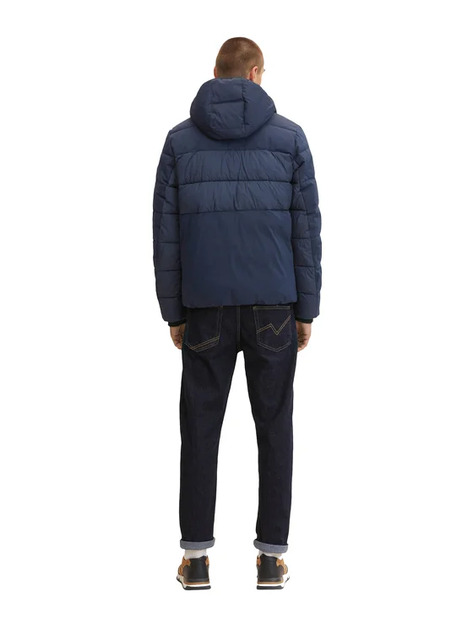 Куртка Tom Tailor mat mix puffer jacket M Темно-синий 1032481-10668 - Фото 3 Куртка Tom Tailor mat mix puffer jacket M Темно-синий 1032481-10668 - изображение 3