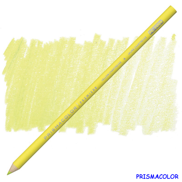 М'який олівець Prismacolor Premier Yellow Chartreuse N 1004 - Фото 1 М'який олівець Prismacolor Premier Yellow Chartreuse N 1004 - зображення 1