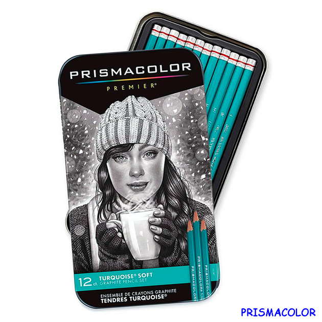 Графитные карандаши Prismacolor Turquoise 9B-H - 12 штук - Фото 2 Графитные карандаши Prismacolor Turquoise 9B-H - 12 штук - изображение 2