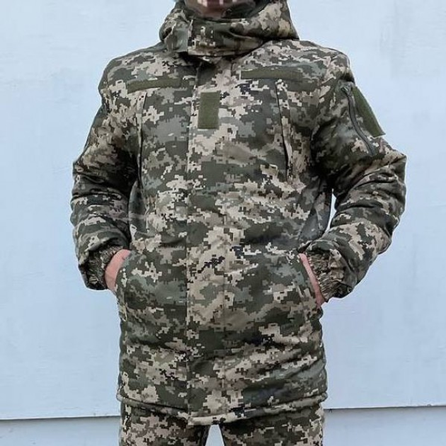 Куртка-бушлат военная мужская тактическая водонепроницаемая ВСУ (ЗСУ) 20222115-46 9403 46 размер - изображение 1