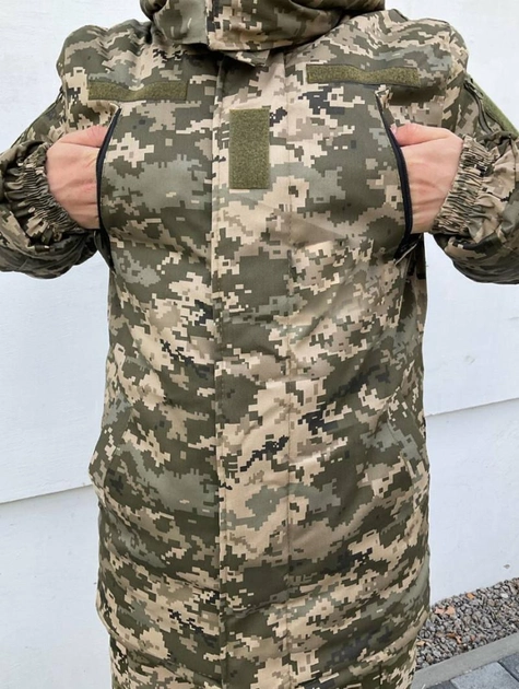 Куртка-бушлат військова чоловіча тактична водонепроникна ЗСУ (ЗСУ) 20222115-50 9405 50 розмір - зображення 2