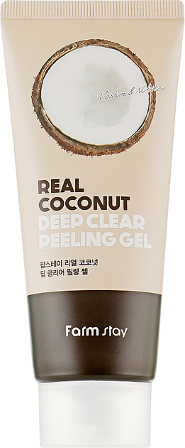 Пилинг-скатка с кокосовым маслом - FarmStay Real Coconut Deep Clear Peeling Gel 100ml (841883-9407) 