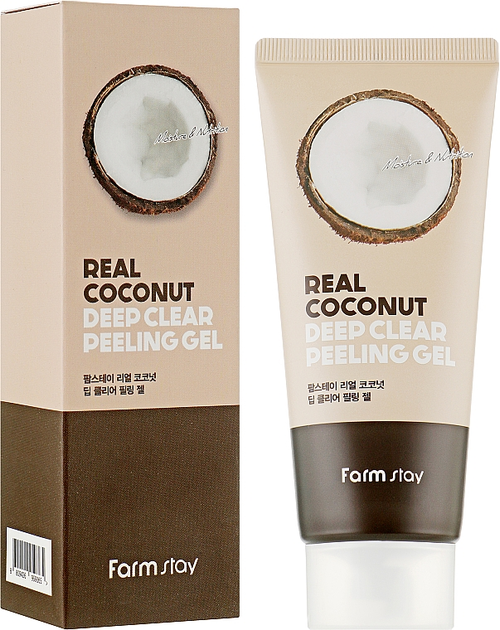 Пилинг-скатка с кокосовым маслом - FarmStay Real Coconut Deep Clear Peeling Gel 100ml (841883-9407) 