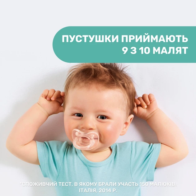 Пустушка Chicco Physio Soft силіконова від 6 до 16 місяців 1 шт (01809.01.00.00) - зображення 7