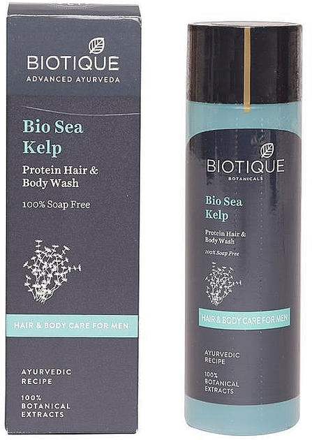Протеиновый гель для мытья волос и тела - Biotique Bio Sea Kelp Protein ...