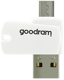 Goodram MicroSDXC 128GB UHS-I Class 10 + SD adapter + OTG Card reader (M1A4-1280R12) - зображення 2
