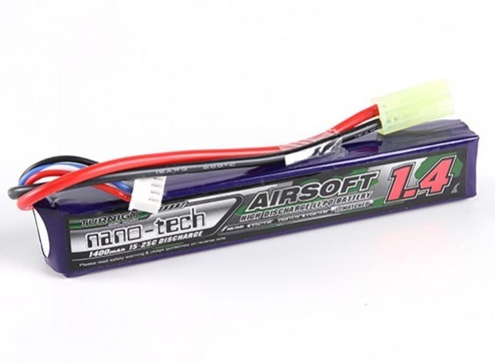 Акумулятор Turnigy LiPo 11.1v 1400mAh 15~25C - изображение 1