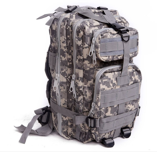 Армійський Тактичний Рюкзак REEBOW 30л Міський Туристичний, Піксель (2014-2) - зображення 1