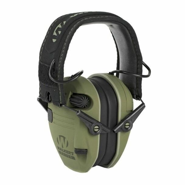 USA Активні стрілецькі тактичні навушники Walker's Razor Patriot Olive Green Колір: Хакі / Олива - зображення 2