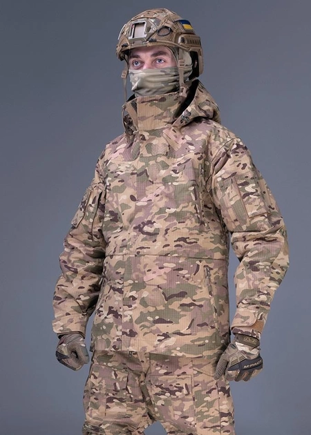 Штурмовая куртка UATAC GEN 5.2 с флисовой парой (3XL) Мультикам (Multicam) STEPPE (Степь) - изображение 1