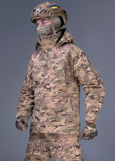 Штурмовая куртка UATAC GEN 5.2 с флисовой парой (3XL) Мультикам (Multicam) STEPPE (Степь) - изображение 2