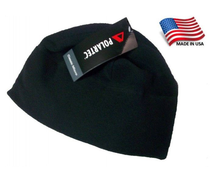 Шапка военная армии США Polartec Microfleece Hat Army Fleece Cap Beanie Черный - зображення 1