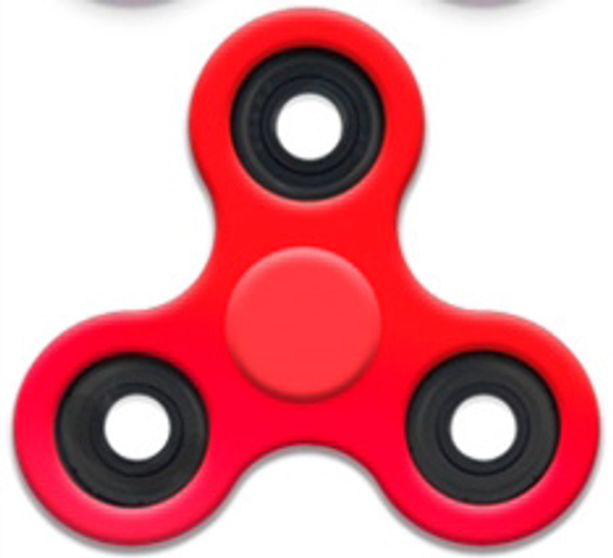 Спиннер (fidget spinner) - пластиковый с подшипниками красный – игрушки ...