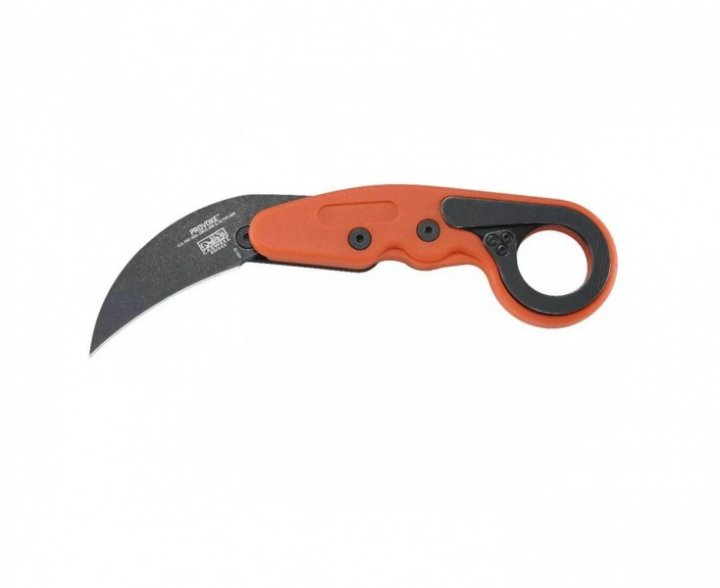 Cкладной нож керамбит CRKT 4041O Provoke Orange 130 мм - изображение 1