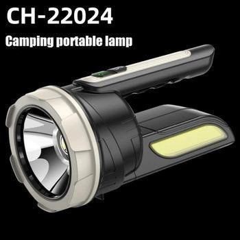 Фонарь кемпинг светодиодный ручной переносной CH-22024-5W+COB, Li-Ion аккум., microUSB (KF67748857) - Фото 3 Фонарь кемпинг светодиодный ручной переносной CH-22024-5W+COB, Li-Ion аккум., microUSB (KF67748857) - изображение 3