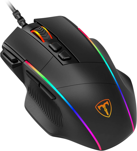 Комп'ютерна миша Pictek Ratón Gaming Mouse RGB - изображение 1