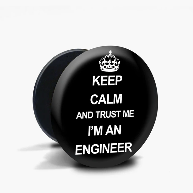 Попсокет (Popsockets) держатель для смартфона Keep Calm (8754-2008-BK) Черный - Фото 5 Попсокет (Popsockets) держатель для смартфона Keep Calm (8754-2008-BK) Черный - изображение 5