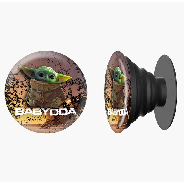 Попсокет (Popsockets) держатель для смартфона Бейбы Йода (8754-1326-BK) Черный - Фото 8 Попсокет (Popsockets) держатель для смартфона Бейбы Йода (8754-1326-BK) Черный - изображение 8