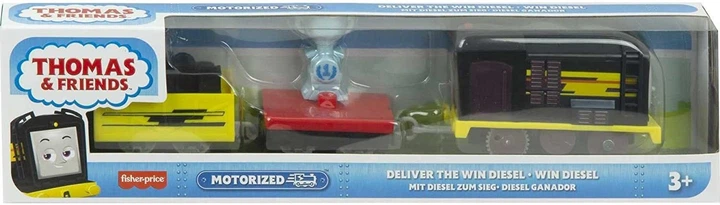 Моторизований паровозик Дизель Fisher-Price Thomas & Friends Deliver The Win Diesel Motorized Train (HDY74) - зображення 6