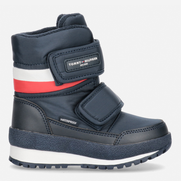 Śniegowce chłopięce ocieplane Tommy Hilfiger T3B5-32545-1485Y019 32 Niebieski/Czerwony/Biały (8052578036020) - obraz 1